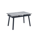 Керамический стол TM-88-1 ребекка грей + черный Vetro mebel