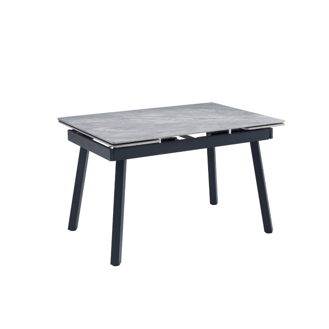 Керамический стол TM-88-1 ребекка грей + черный Vetro mebel