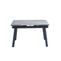 Керамический стол TM-88-1 ребекка грей + черный Vetro mebel