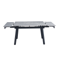 Керамический стол TM-88-1 ребекка грей + черный Vetro mebel