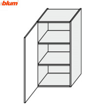Кухонна секція Вінтаж верхня 20В/720 1дв Pro Blum VN-421W/9003 MiroMark