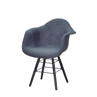Стул Leon Soft Q-BK вискоза OnderMebli