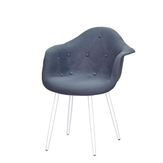 Стул Leon Soft Metal-WT вискоза OnderMebli