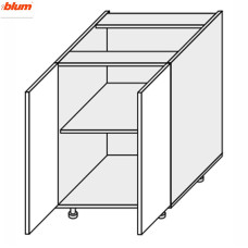 Кухонна секція Вінтаж нижня 60Н/820 2дв Pro Blum VN-071W/9003 MiroMark
