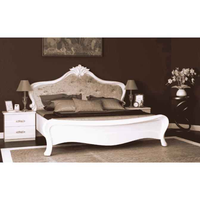 Кровать Прованс с мягким изголовьем MiroMark фото