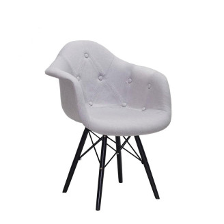 Стул Leon Soft BK шерсть OnderMebli