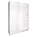 Шкаф-купе 1,5x2,4 Белла / Bella Глянец Белый MiroMark BL-83-WB