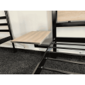 Двухъярусная металлическая кровать Дуо шторки Метакам