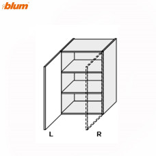 Кухонная секция Миллениум WG верхняя 40В/720 1дв Pro Blum Правая ML-442W/01R MiroMark