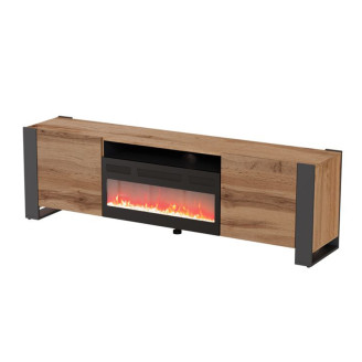 Тумба під ТВ Wood RTV EF з електрокаміном Cama