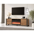 Тумба под ТВ Wood RTV EF с электрокамином Cama
