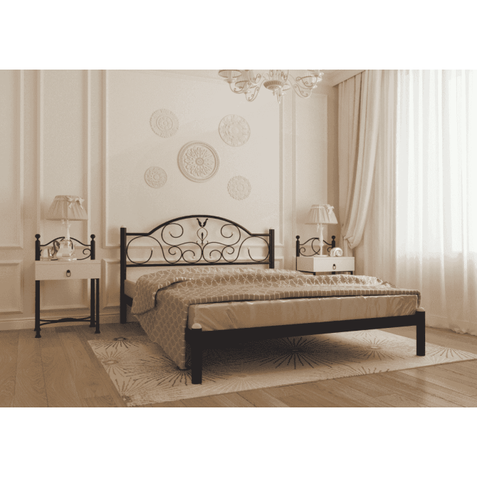Ліжко металеве Анжеліка Метал-дизайн фото