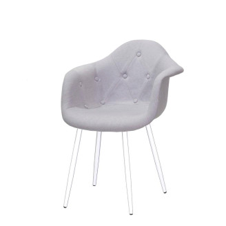 Стул Leon Soft Metal-WT шерсть OnderMebli