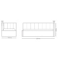 Кровать Мягкая обивка 0,9х2,0 Шайн / Shine MiroMark SF-31-SN