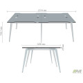 Рабочая станция  +  USB Delta DL-104 (2380х1200х750мм) Блэквуд Ячменный/Каркас белый AMF