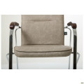 Стул Самба хром орех WAX Light Grey без канта AMF