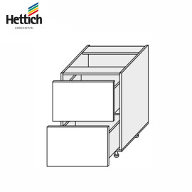 Кухонна секція нижня Міленіум 60Н2ШХ/820 Pro Hettich ML-063W/9003 MiroMark
