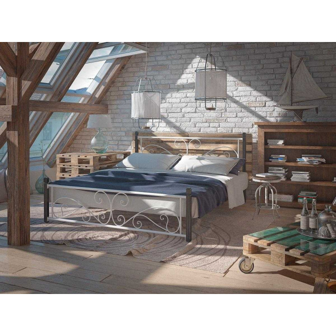 Ліжко Нарцис на деревяних ніжках Tenero фото