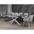 Керамический стол Тициано TML-1150 деликато грей  +  белый Vetro mebel