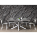 Керамический стол Тициано TML-1150 деликато грей  +  белый Vetro mebel