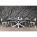 Керамический стол Тициано TML-1150 деликато грей  +  белый Vetro mebel