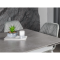Керамический стол Тициано TML-1150 деликато грей  +  белый Vetro mebel