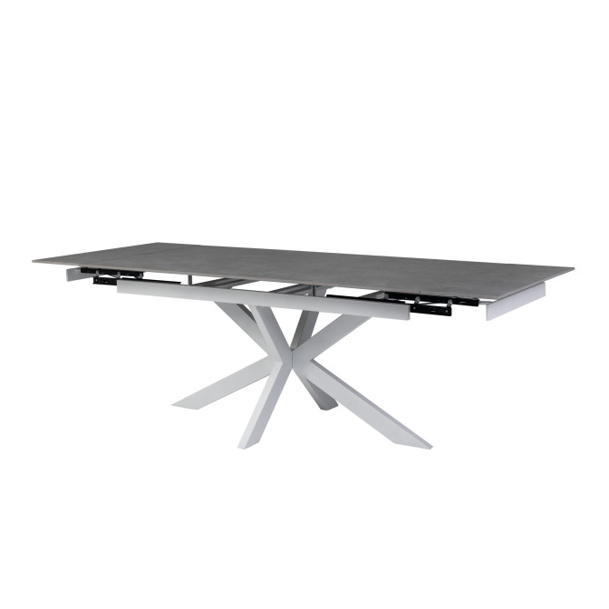 Керамический стол Тициано TML-1150 деликато грей  +  белый Vetro mebel