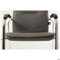 Стул Самба хром орех WAX Dark Grey без канта AMF