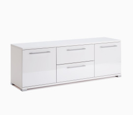 Тумба ТВ 1,5м Фемелі / Family Глянець Білий MiroMark FM-150-WB