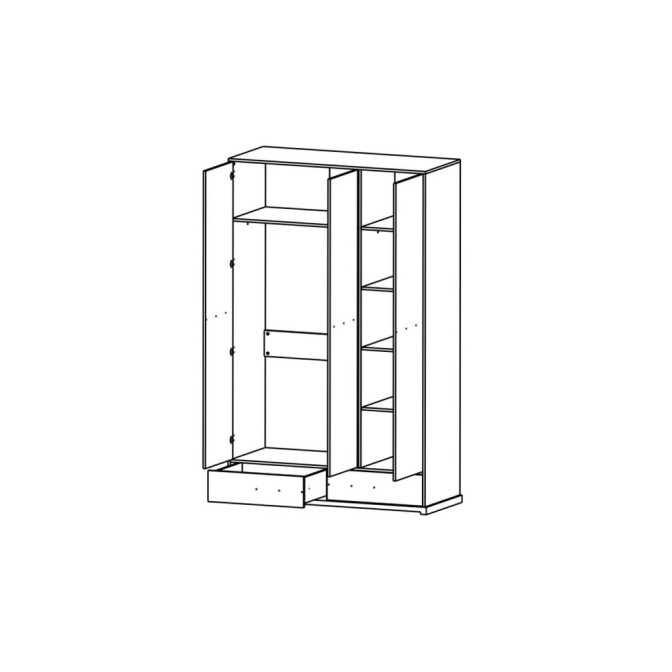 Шкаф Стемма SZF3D2S BRW Україна