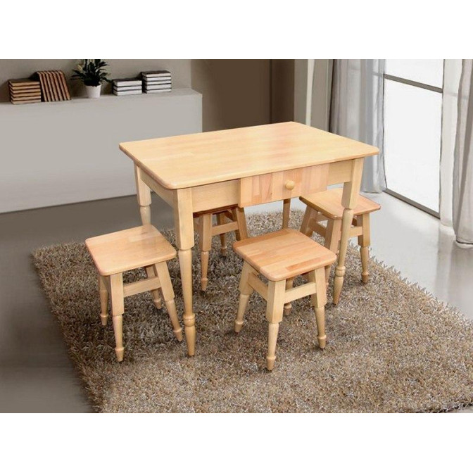 Кухонный комплект стол и 4 табурета Микс Мебель фото