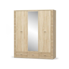 Шкаф 2Д + 3Ш + зеркало Гресс Мебель-Сервис
