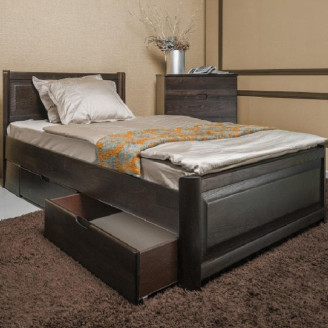 Ліжко з фільонкою та шухлядами Марго Олімп