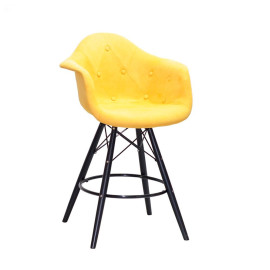Стул Leon Soft BAR 65-BK шенилл OnderMebli