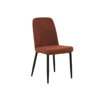 Стілець N-44 теракотовий  +  чорний Vetro mebel