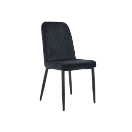 Стілець N-44 чорний велюр  +  чорний Vetro mebel