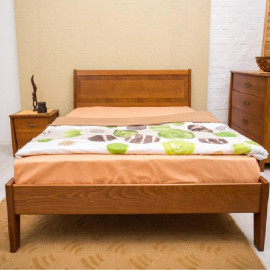 Кровать с интарсией без изножья Сити Олимп