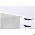 Стіл комп'ютерний Blond BL-102 (1200х600х750) Білий Перл/Білий беж AMF
