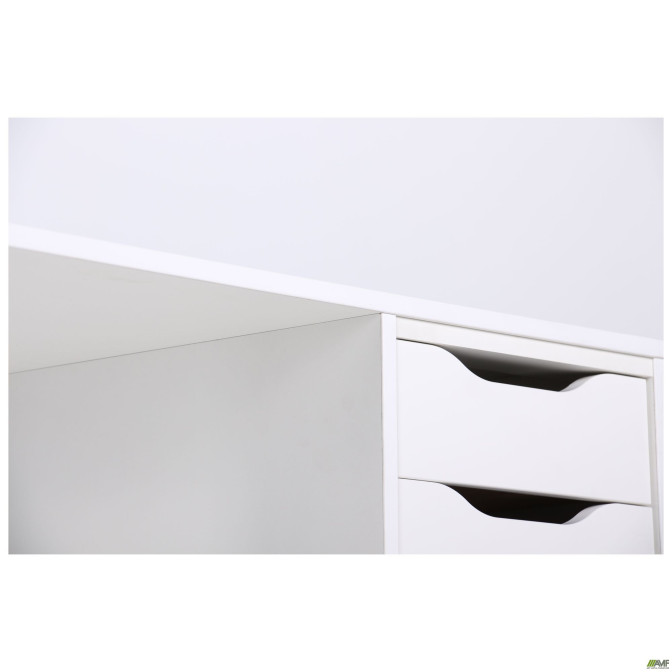 Стіл комп'ютерний Blond BL-102 (1200х600х750) Білий Перл/Білий беж AMF