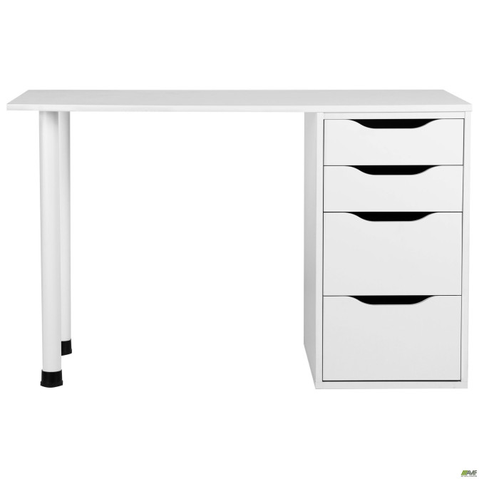 Стіл комп'ютерний Blond BL-102 (1200х600х750) Білий Перл/Білий беж AMF