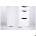 Стіл комп'ютерний Blond BL-102 (1200х600х750) Білий Перл/Білий беж AMF