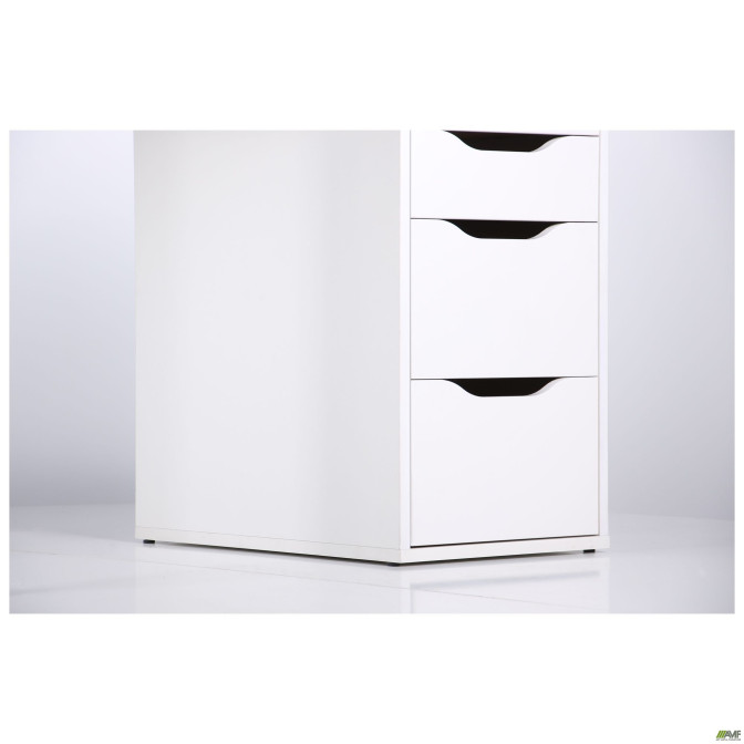 Стіл комп'ютерний Blond BL-102 (1200х600х750) Білий Перл/Білий беж AMF