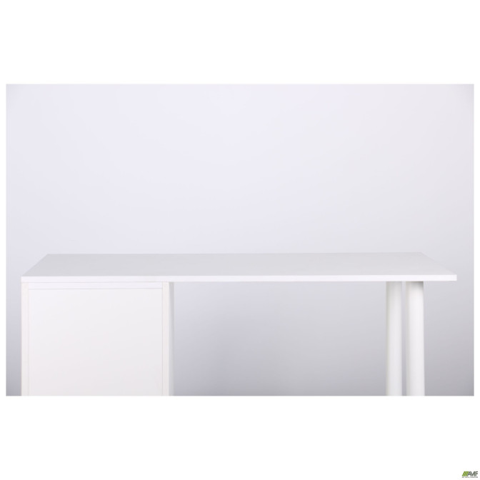Стіл комп'ютерний Blond BL-102 (1200х600х750) Білий Перл/Білий беж AMF