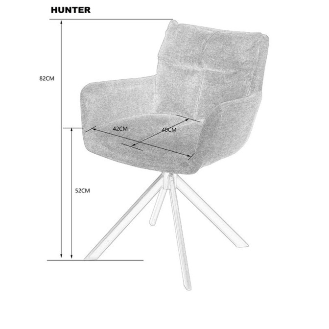 Стул Hunter Intarsio