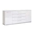 Комод 2Дв 4Ящ 1,9м Фемели / Family Глянец Белый MiroMark FM-169-WB