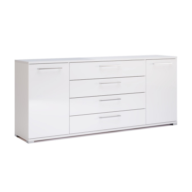 Комод 2Дв 4Ящ 1,9м Фемели / Family Глянец Белый MiroMark FM-169-WB