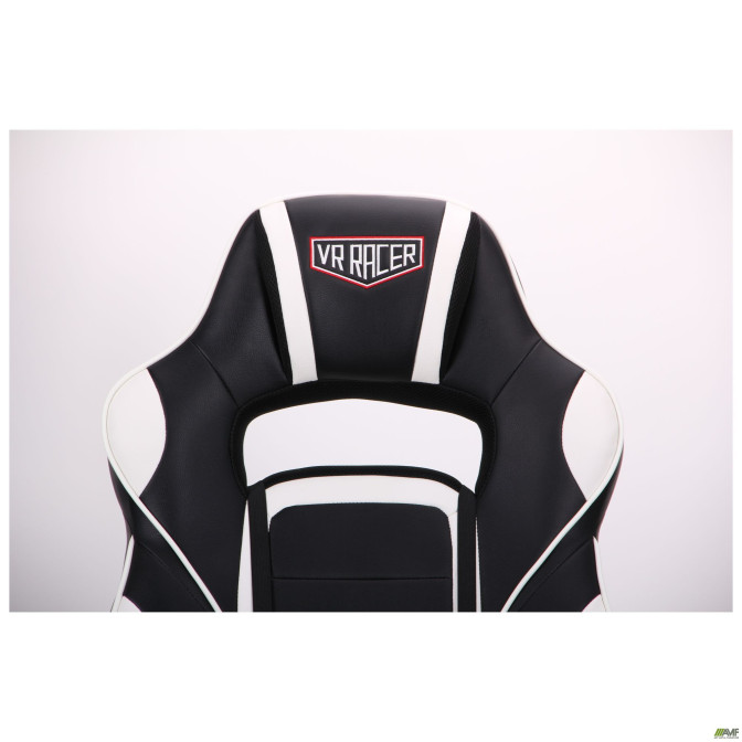 Кресло VR Racer Dexter Vector черный/белый AMF