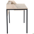 Компьютерный стол Pluto Top SH (1200х600х750) Дуб Эндгрейн/Черный графит AMF