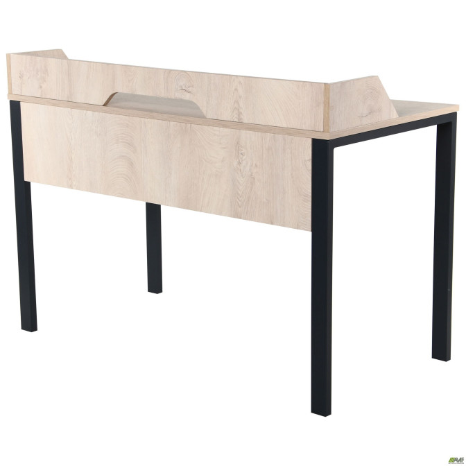 Компьютерный стол Pluto Top SH (1200х600х750) Дуб Эндгрейн/Черный графит AMF