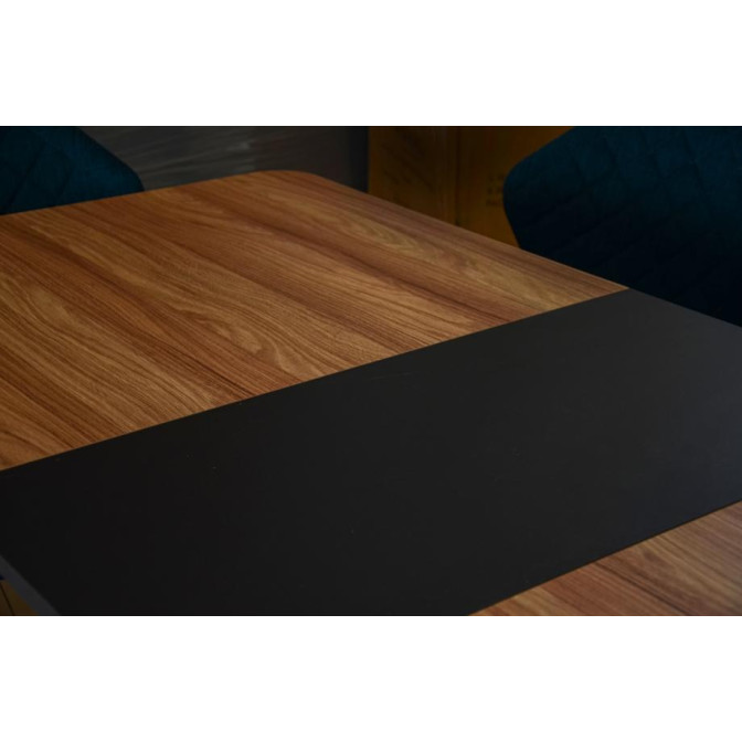 Стол обеденный Torino Блеквуд ячменный - Графит Intarsio фото